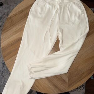 Fabletics Cream Joggers
